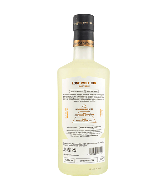 BrewDog LoneWolf Cloudy Lemon Gin