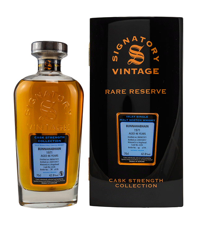 Bunnahabhain 1971/2017 - Rare Reserve - Cask 2226 - Signatory Vintage