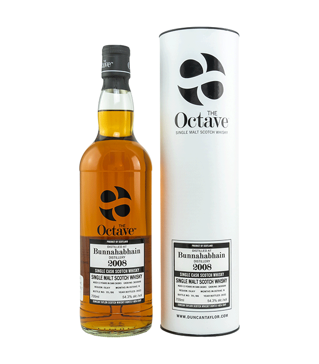 Bunnahabhain 2008/2022 - 13 Jahre - Fassnummer 3830649 - The Octave (Duncan Taylor)