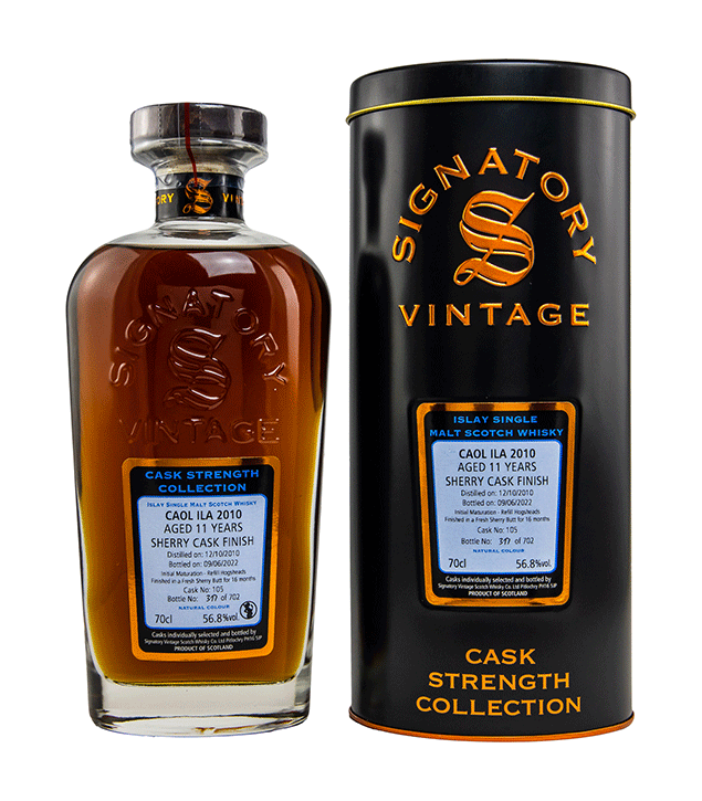 Caol Ila 2010/2022 - Cask Strength Collection - Fassnummer 105 - Signatory Vintage