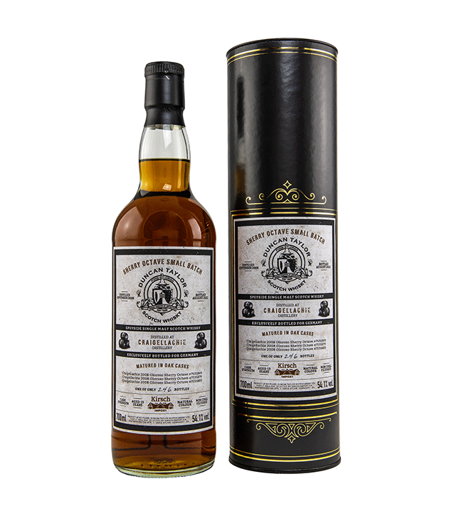Craigellachie 2008/2022 - 13 Jahre - Fassnummer 7535869+7535879+7535889 - Duncan Taylor