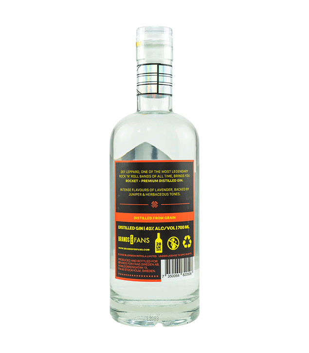 Def Leppard Rocket Dry Gin