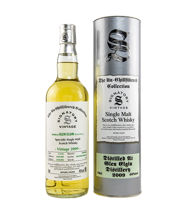 Glen Elgin 2009/2022 - The Un-Chillfiltered Collection - Fassnummer 806369+806378+806379 - Signatory Vintage
