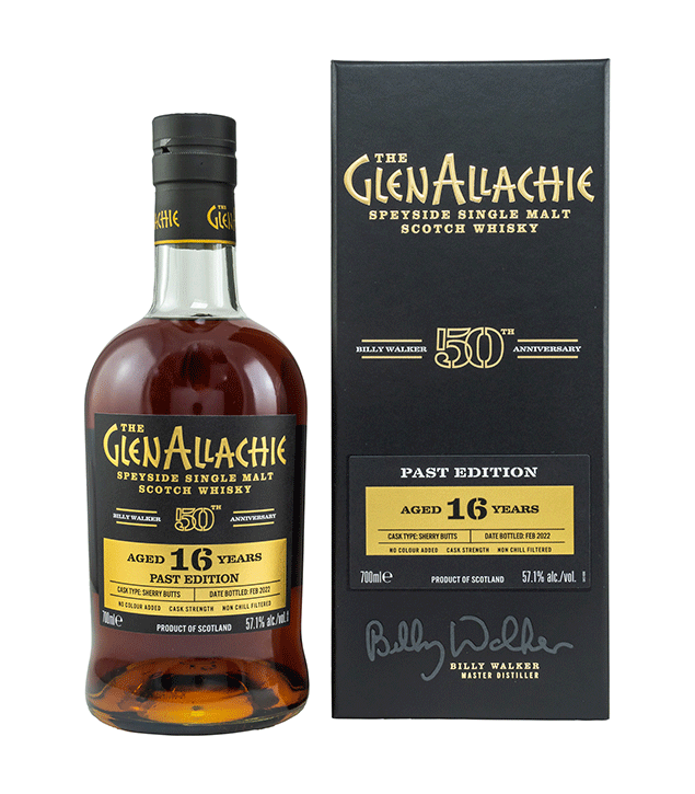GlenAllachie 16 Jahre - Past Edition - Billy Walker 50 years in the industry