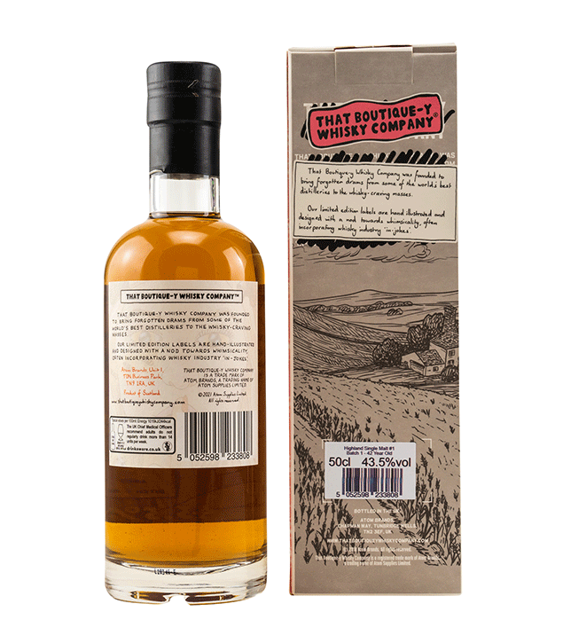 Highland Single Malt 42 Jahre - Batch 1 - That Boutique-Y Whisky Company (TBWC)