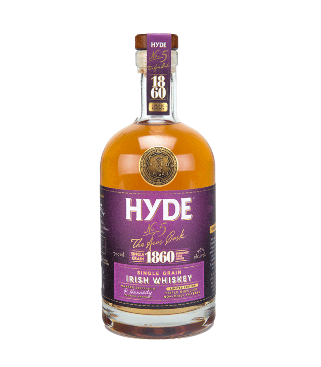 Hyde No.5 The Aras Cask Burgundy Finish - Irish Single Grain Whiskey