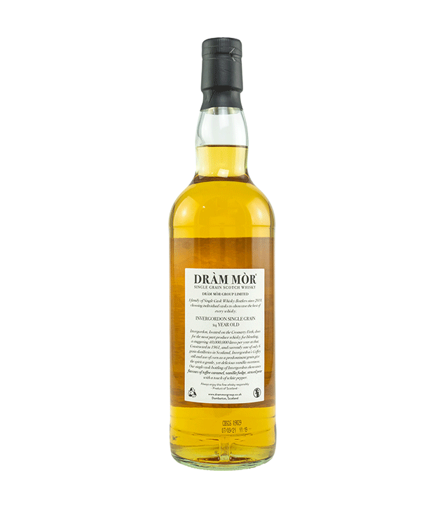 Invergordon 1997/2021 - 24 Jahre - Fassnummer 300250 - Dram Mor