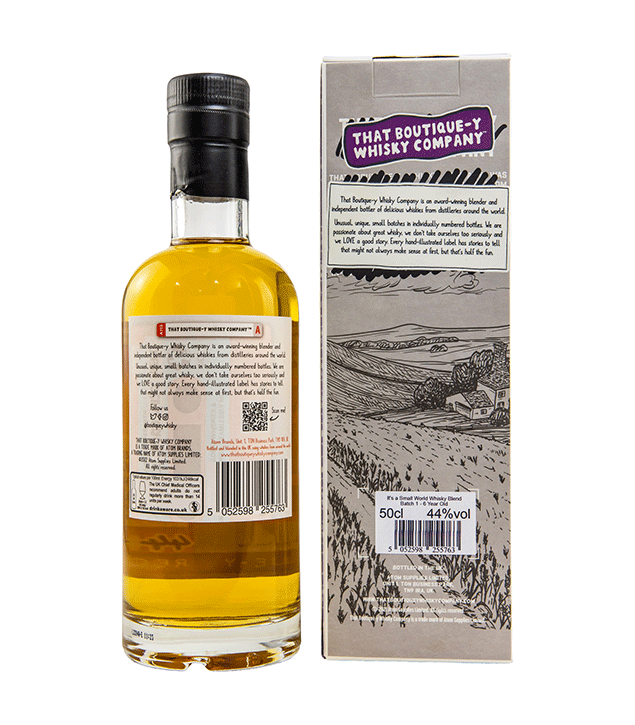 It's a Small World Whisky Blend 6 Jahre - Batch 1 - That Boutique-Y Whisky Company (TBWC)