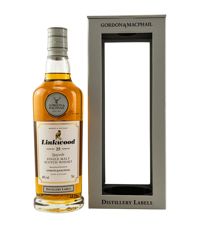 Linkwood 25 Jahre - Distillery Labels - Gordon & MacPhail