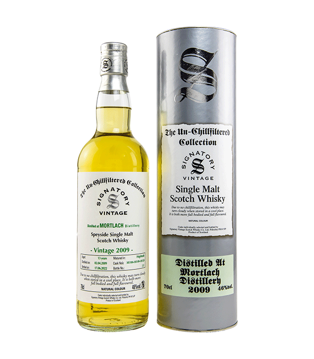 Mortlach 2009/2022 - The Un-Chillfiltered Collection - Fassnummer 305108+305109+305120 - Signatory Vintage
