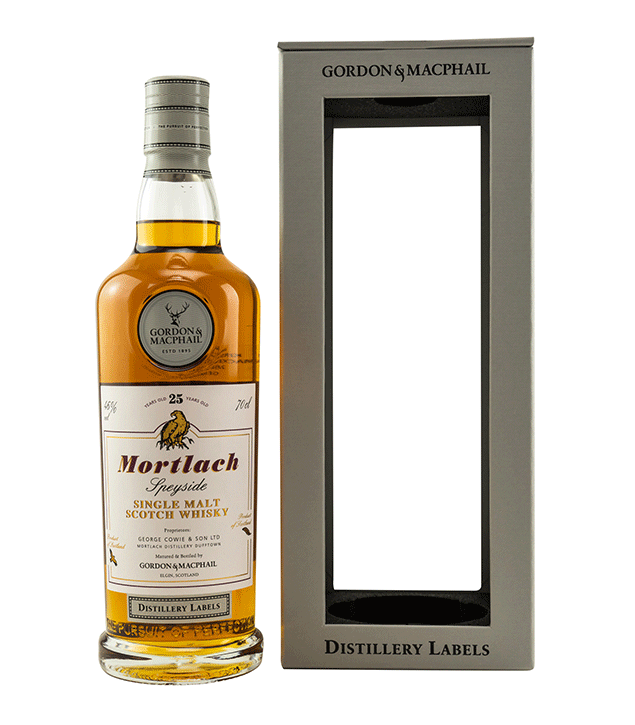 Mortlach 25 Jahre - Distillery Labels - Gordon & MacPhail