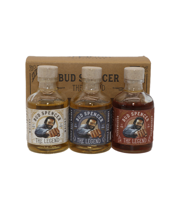 St. Kilian - Box - Bud Spencer Minis -Whisky mild - Whisky rauchig - Feuerwasser