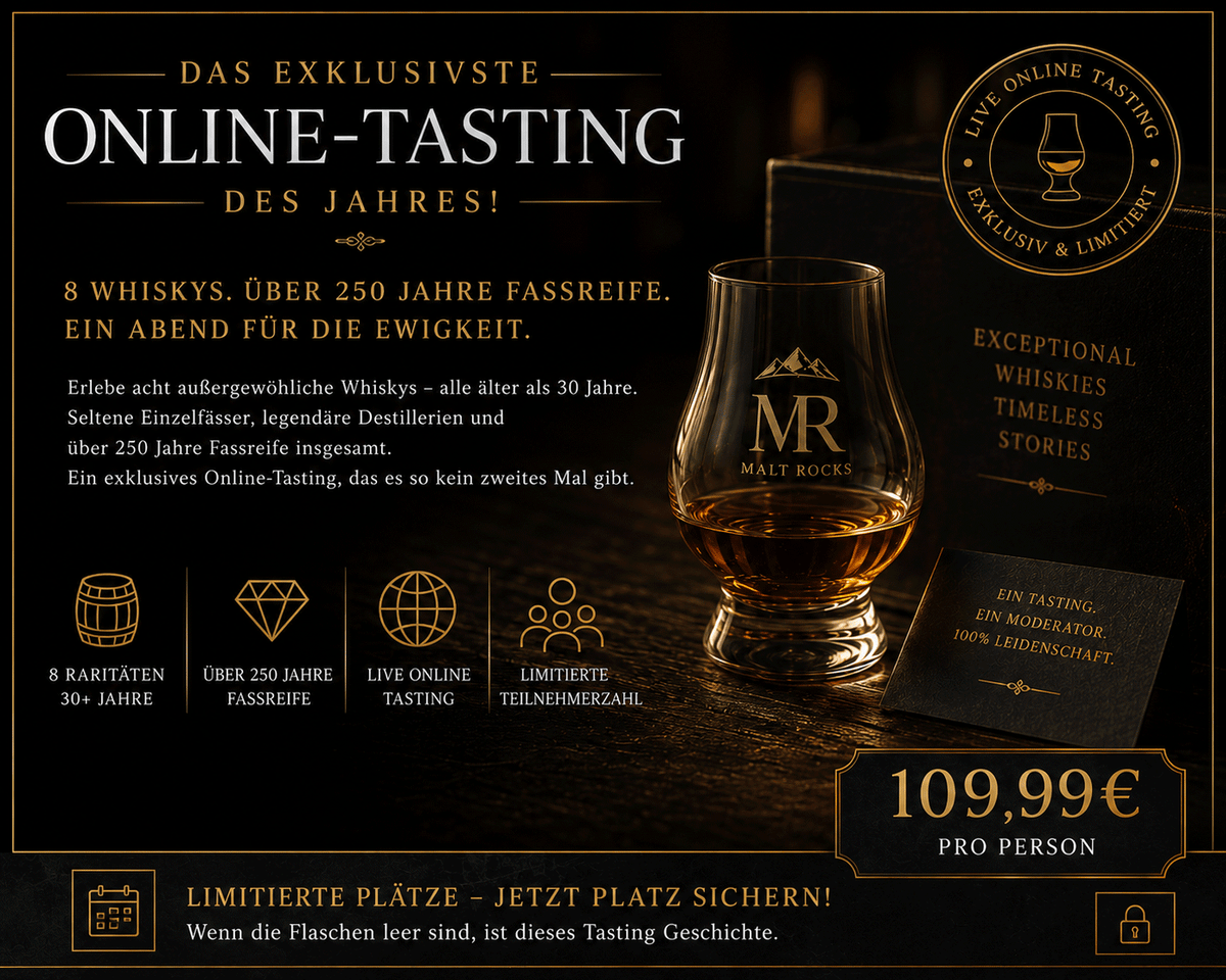 30+ Whisky Tasting 2026 - online am 06.08.2026