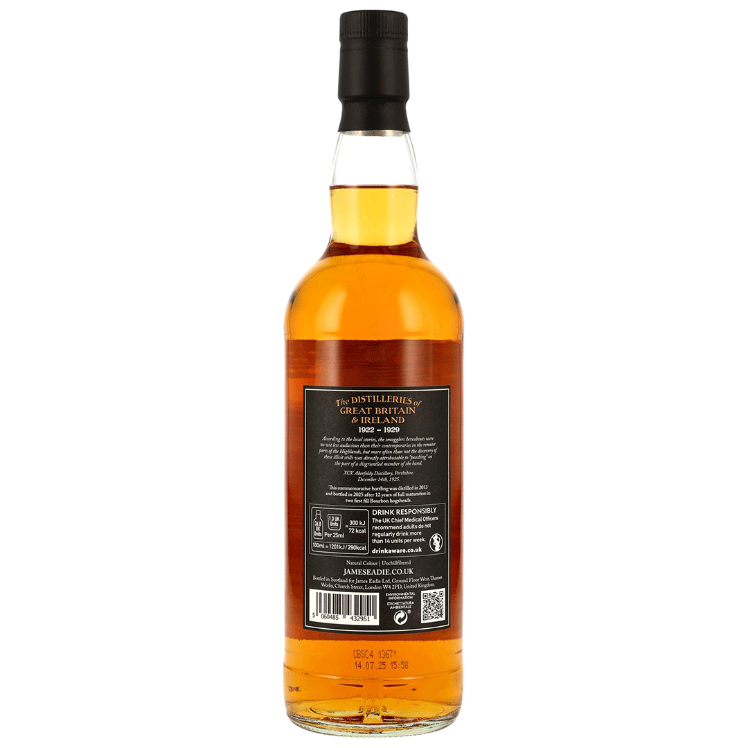 Aberfeldy 2013/2025 - 12 Jahre - First Fill Bourbon Hogsheads - James Eadie