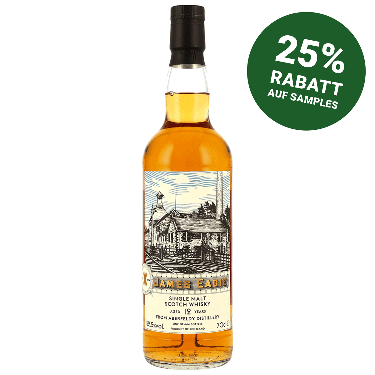 Aberfeldy 2013/2025 - 12 Jahre - First Fill Bourbon Hogsheads - James Eadie
