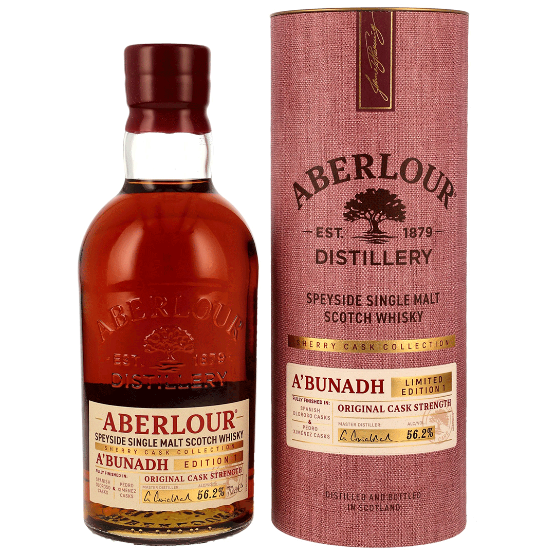 Aberlour a´ bunadh Sherry Limited Edition Cask Strength - 56,2%