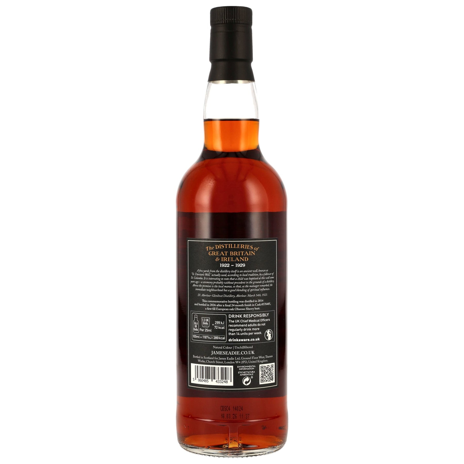 Aberlour 2014/2026 - 11 Jahre - 1st Fill Oloroso Sherry Butt Finish - Fassnummer 378485 - James Eadie
