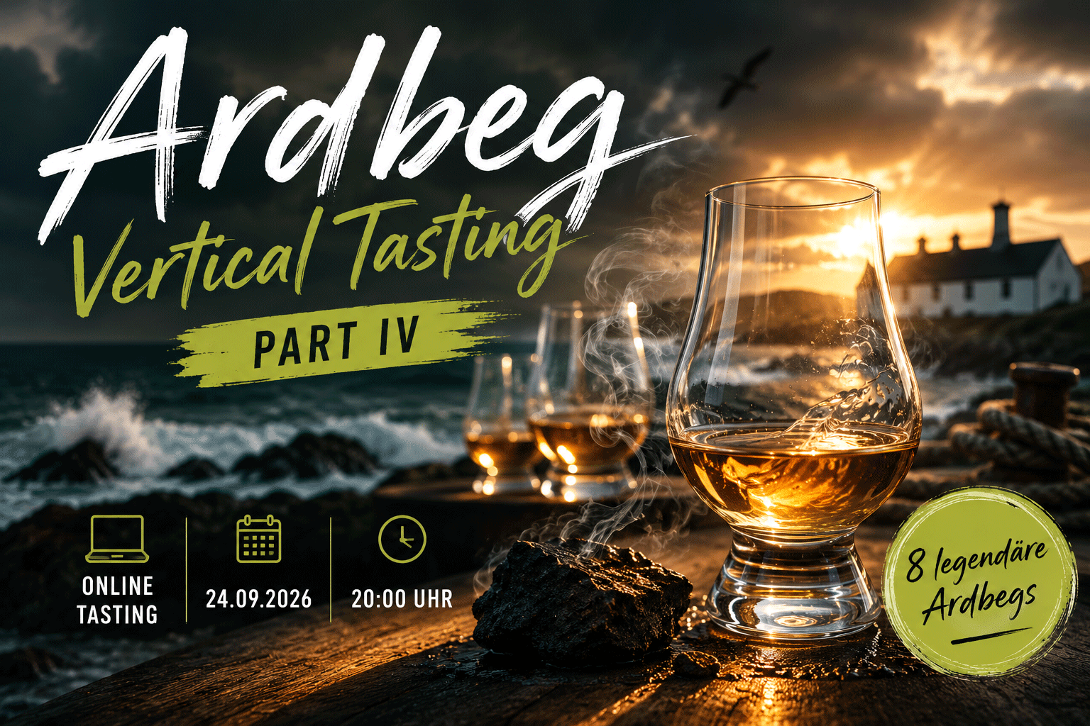 Ardbeg Vertical Tasting Part IV - online am 24.09.2026