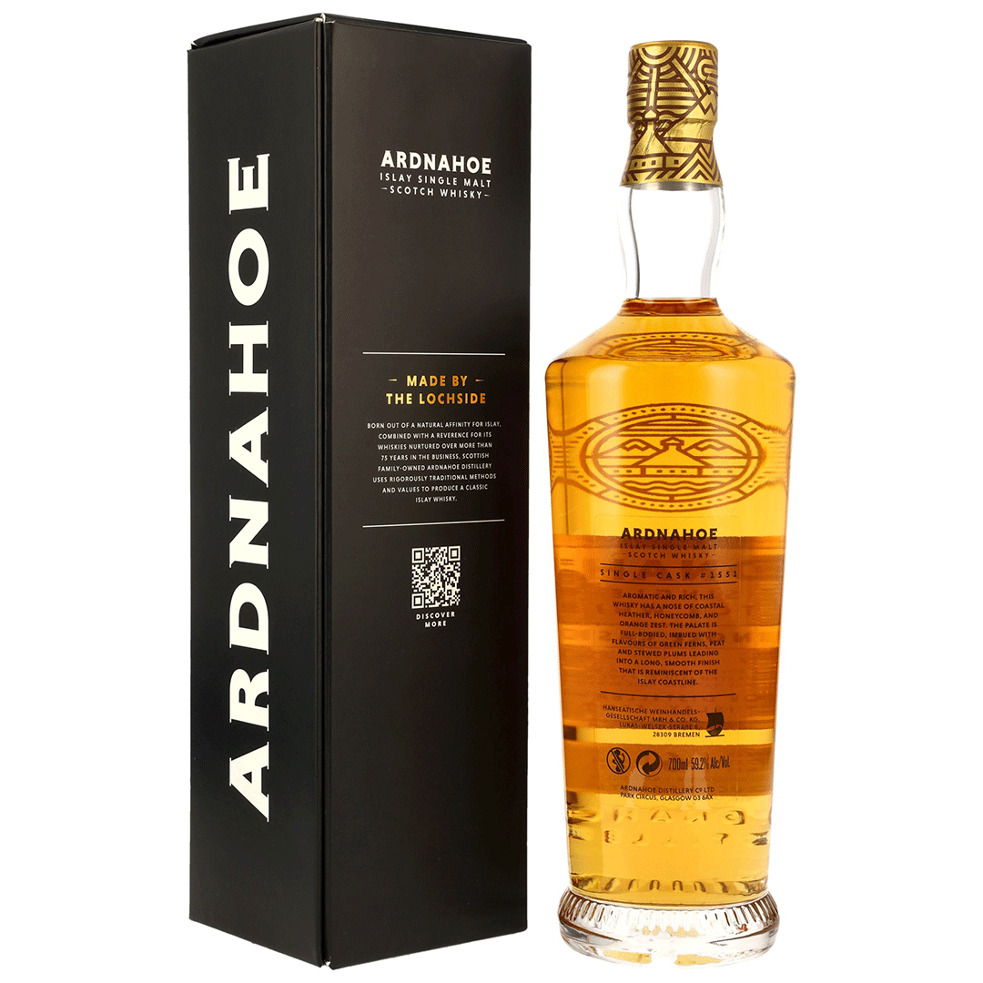 Ardnahoe 2019/2025 - 6 Jahre - Bourbon Barrel - Fassnummer 1551