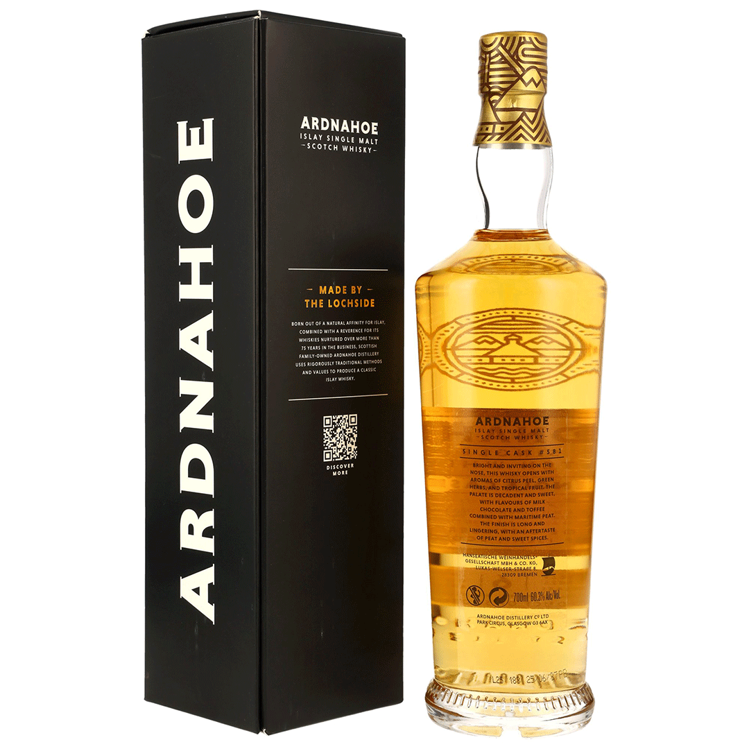 Ardnahoe 2019/2025 - 6 Jahre - Bourbon Barrel - Fassnummer 581