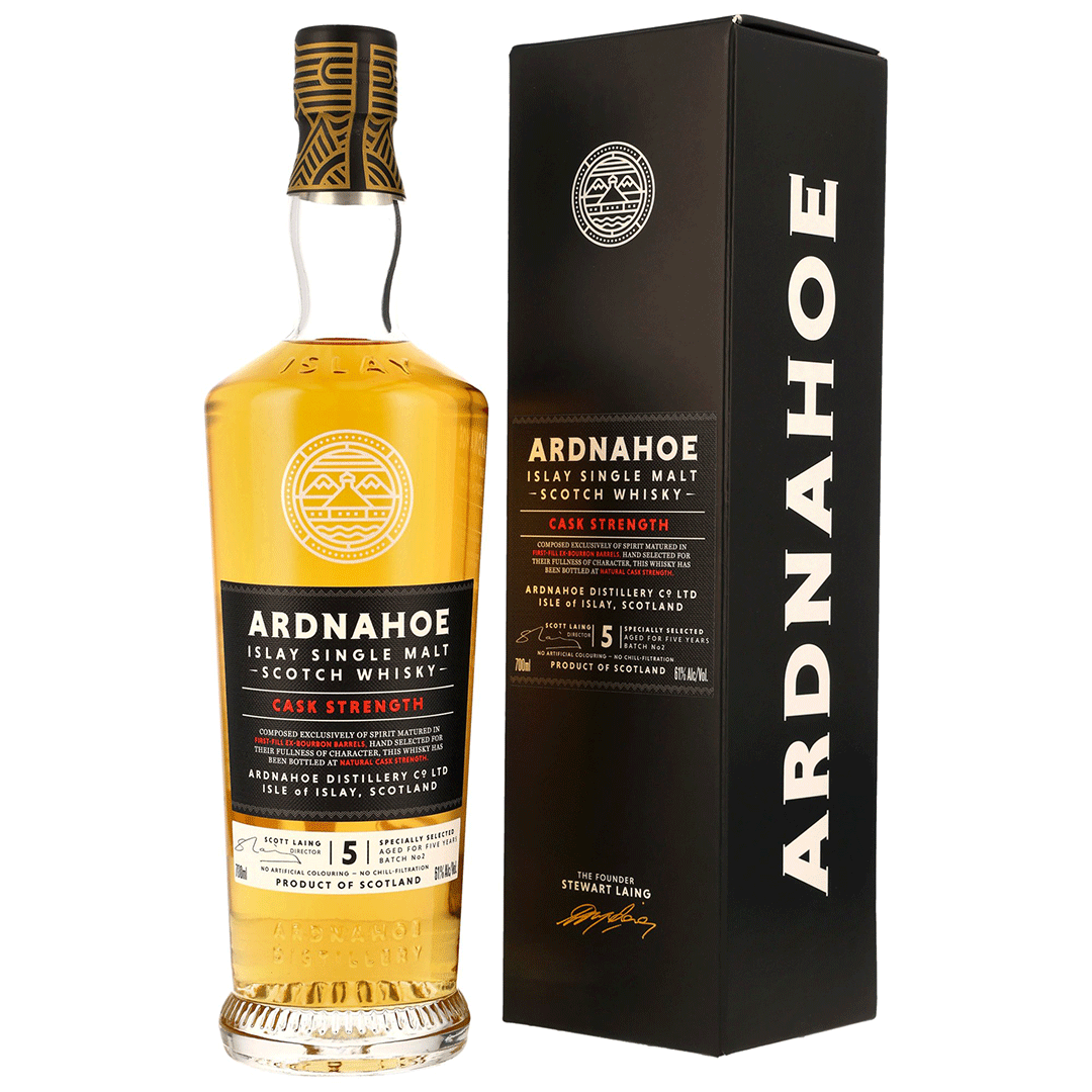 Ardnahoe 5 Jahre - Cask Strength Batch #2 - 1st Fill Bourbon Barrels