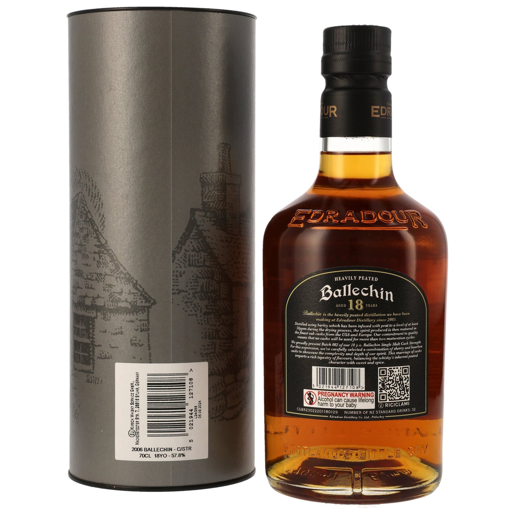 Ballechin 18 Jahre - Cask Strength - Batch 002