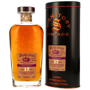 Ballechin 2008/2026 - 17 Jahre - 1st Fill Ruby Port Hogshead - Fassnummer 181 - Cask Strength Collection - Signatory Vintage