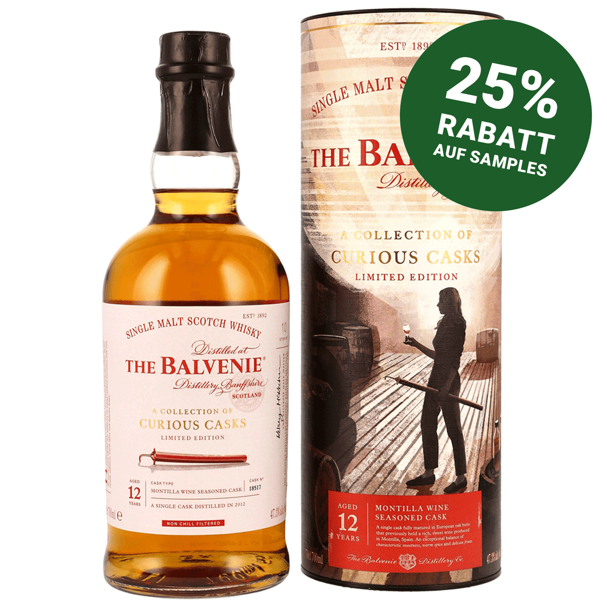 Balvenie 2012/2025 - 12 Jahre - Montilla Wine Seasoned Cask - A collection of curious Cask