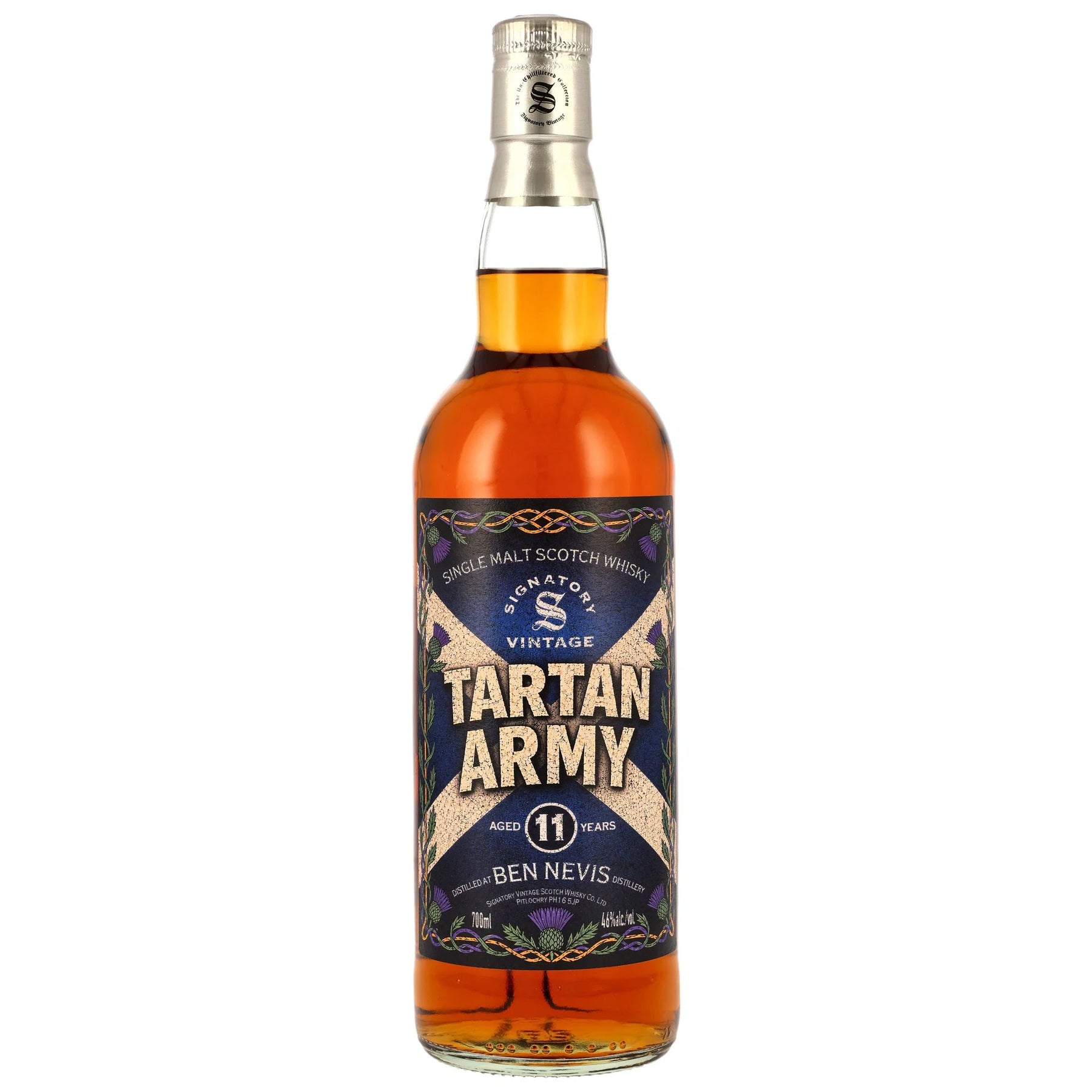 Ben Nevis 11 Jahre - Sherry Casks - Tartan Army - Signatory Vintage