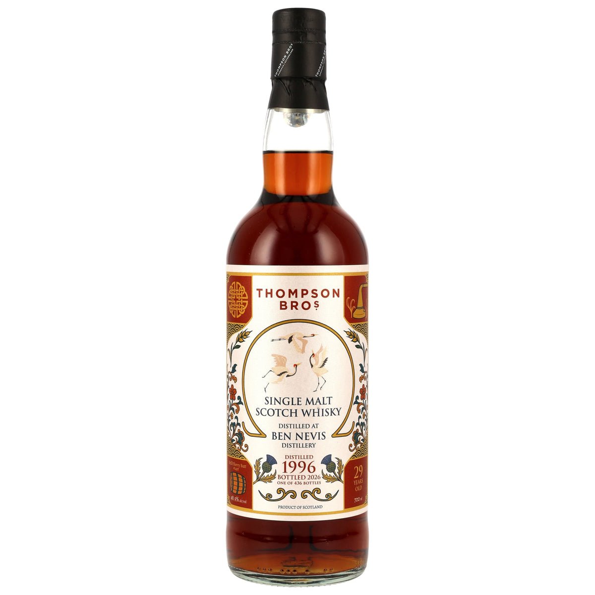 Ben Nevis 1996/2026 - 29 Jahre - Refill Sherry Butt - Fassnummer 1497 - Thompson Bros.