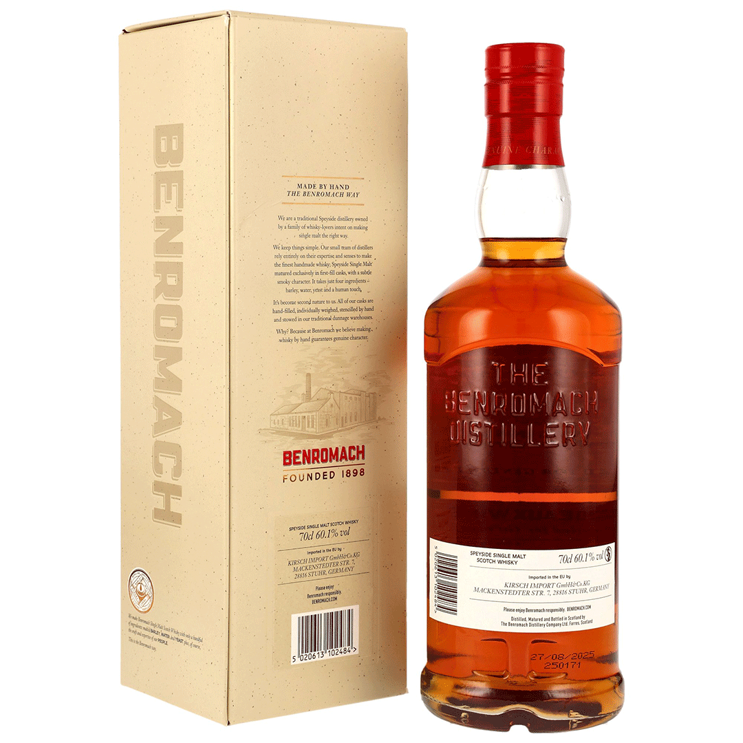 Benromach 2012/2025 - 12 Jahre - 1st Fill Bordeaux Wine Cask - Fassnummer 627