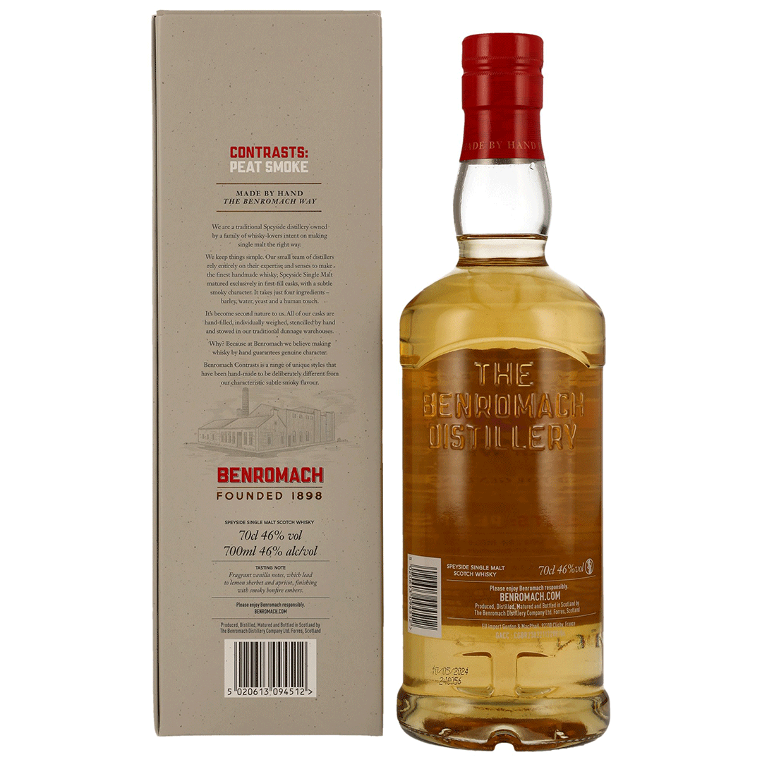 Benromach 2014/2024 Contrasts: Peat Smoke - Bourbon Cask
