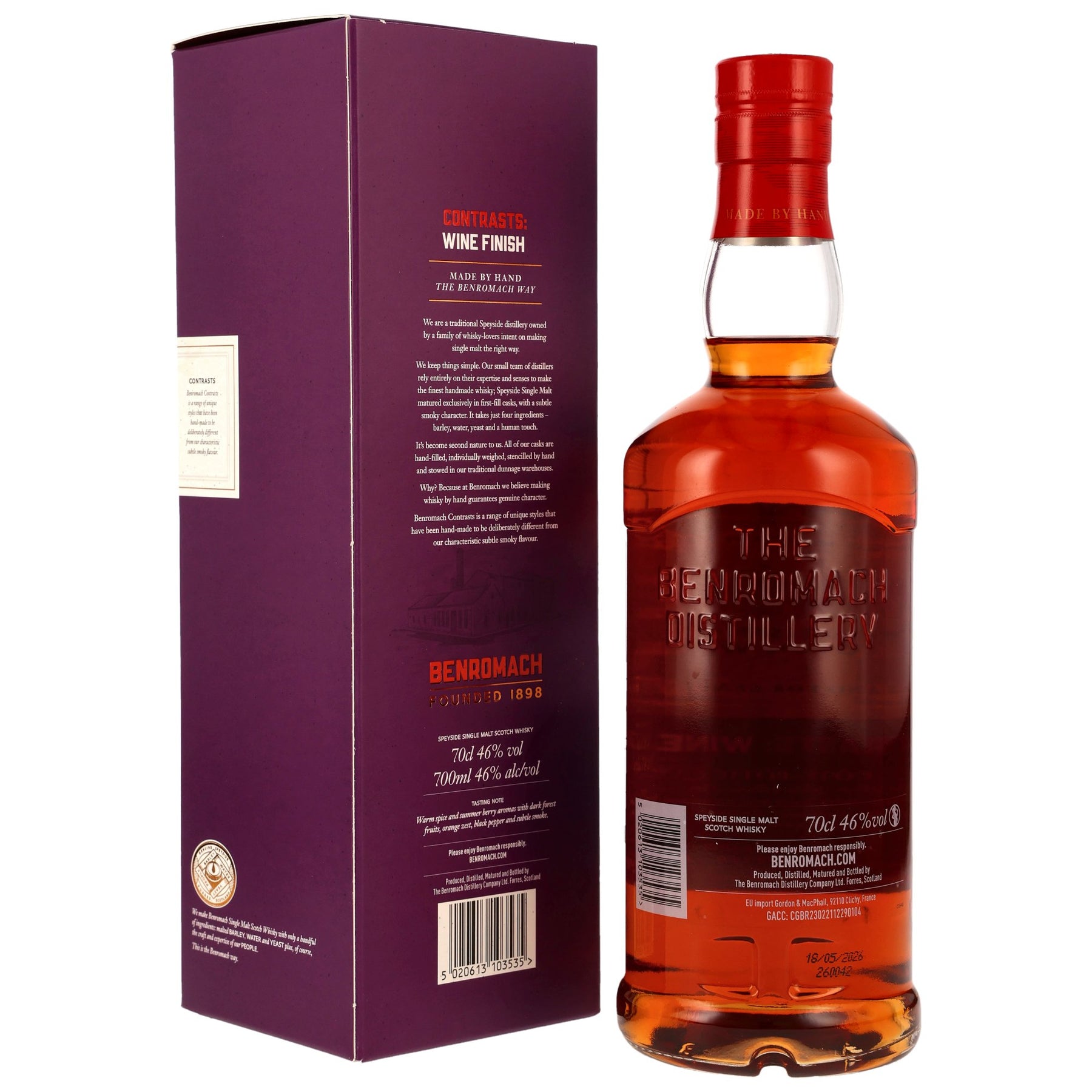 Benromach 2014/2026 - Contrasts: Cote-Rotie Wine Cask Finish - 12 Jahre