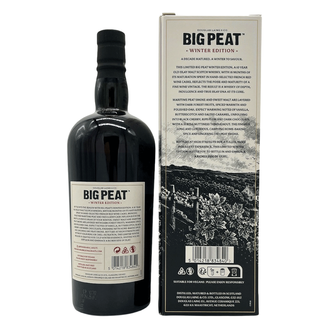 Big Peat 10 Jahre - Winter Edition 2026 - French Red Wine Cask Finished