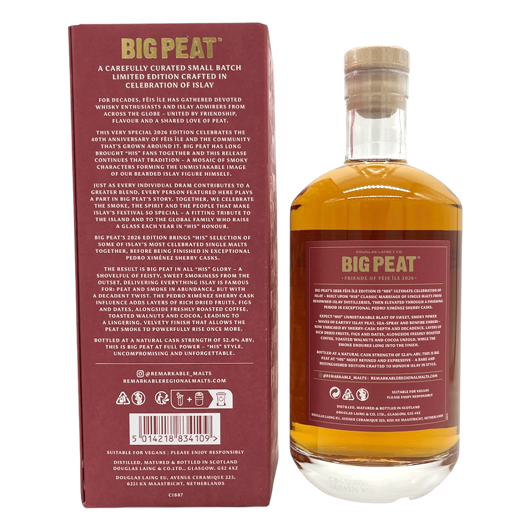 Big Peat Fèis Ìle 2026 - PX Sherry Cask Finish - Islay Blended Malt Scotch Whisky