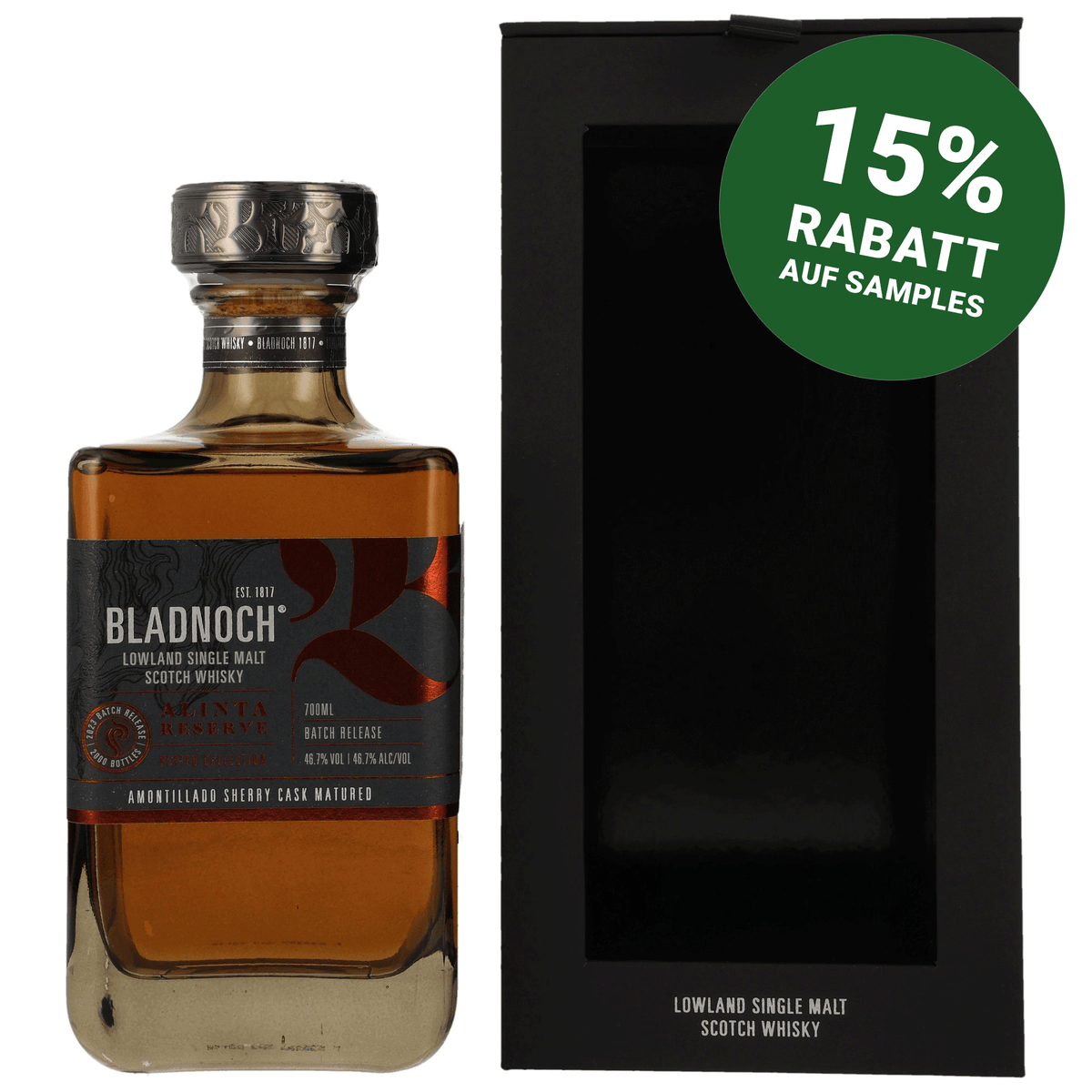 Bladnoch Alinta Reserve - Limited Edition - Amontillado Sherry Casks