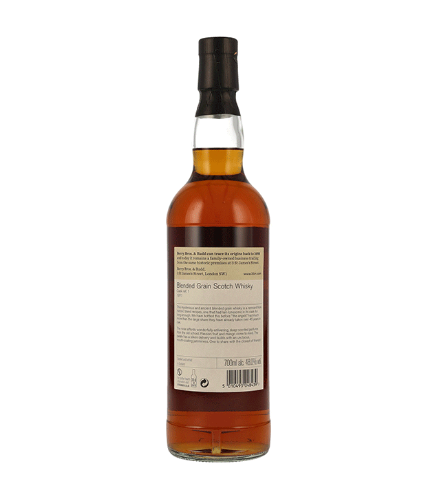 Blended Grain Scotch Whisky 1971/2018 - 46 Jahre - Fassnummer 1 - Berry Bros & Rudd