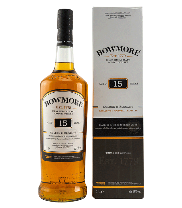 Bowmore 15 Jahre Golden & Elegant