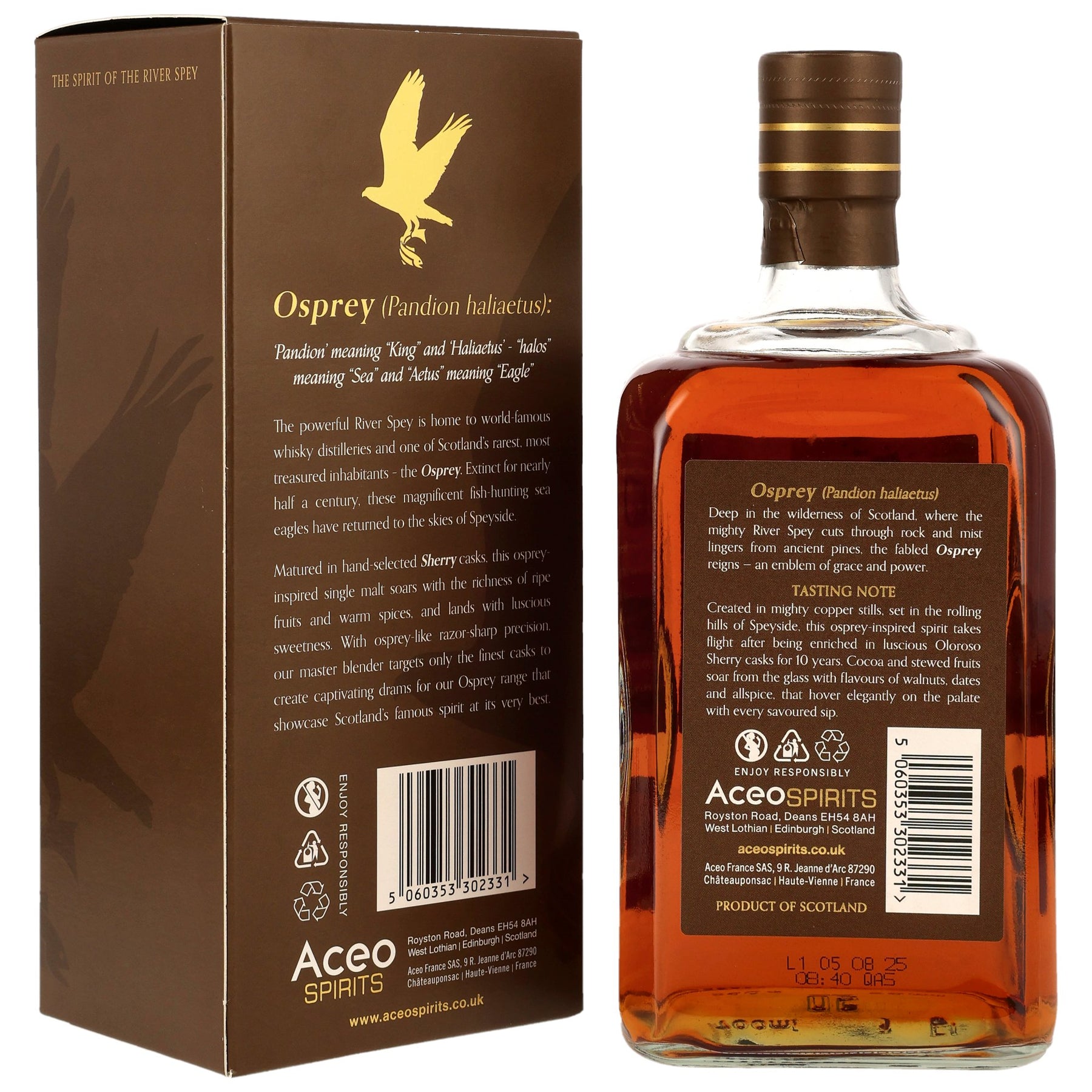 Braeval 10 Jahre - Oloroso Sherry Cask Finish - Osprey