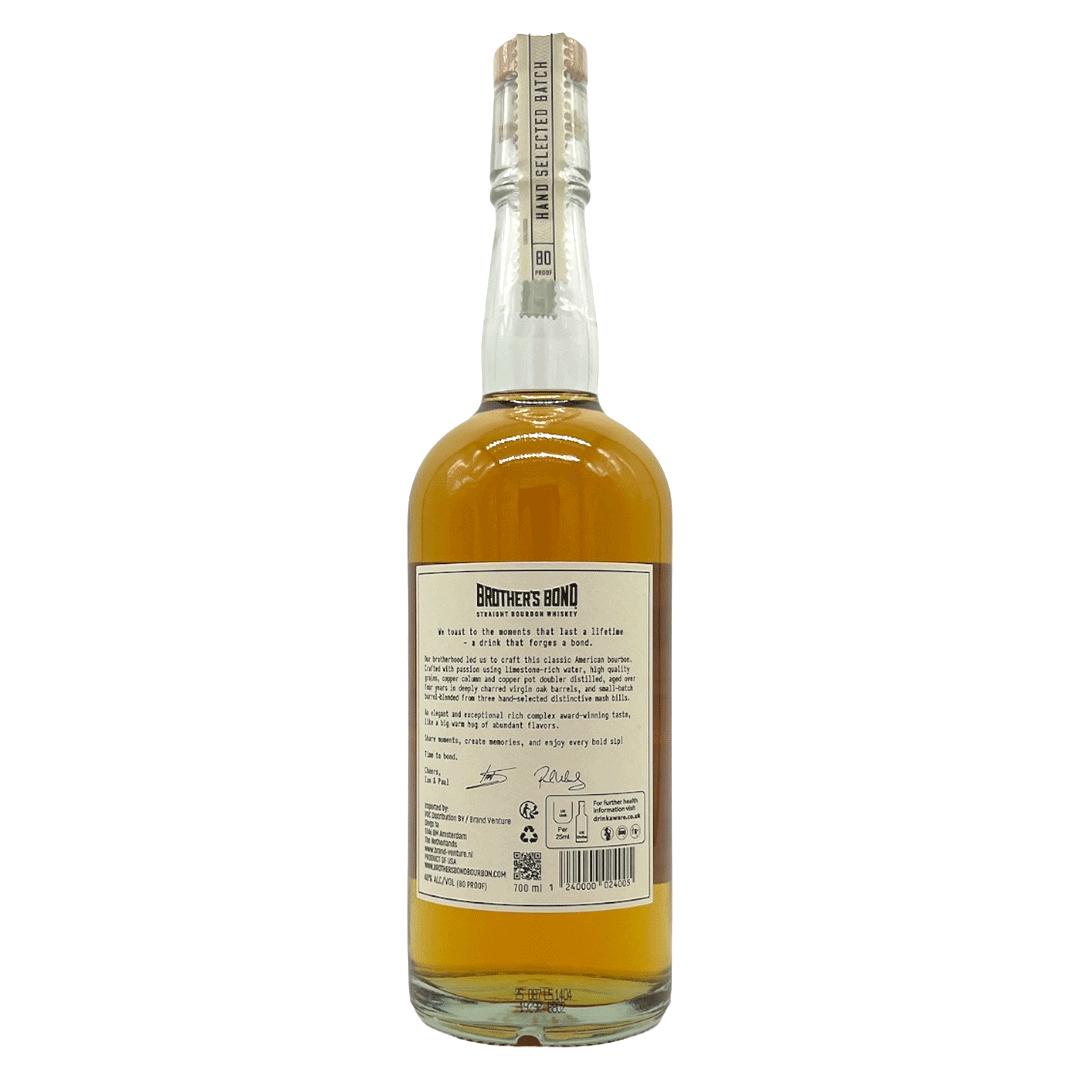 Brother's Bond - High Rye - Batch No, 0037 - Straight Bourbon Whiskey