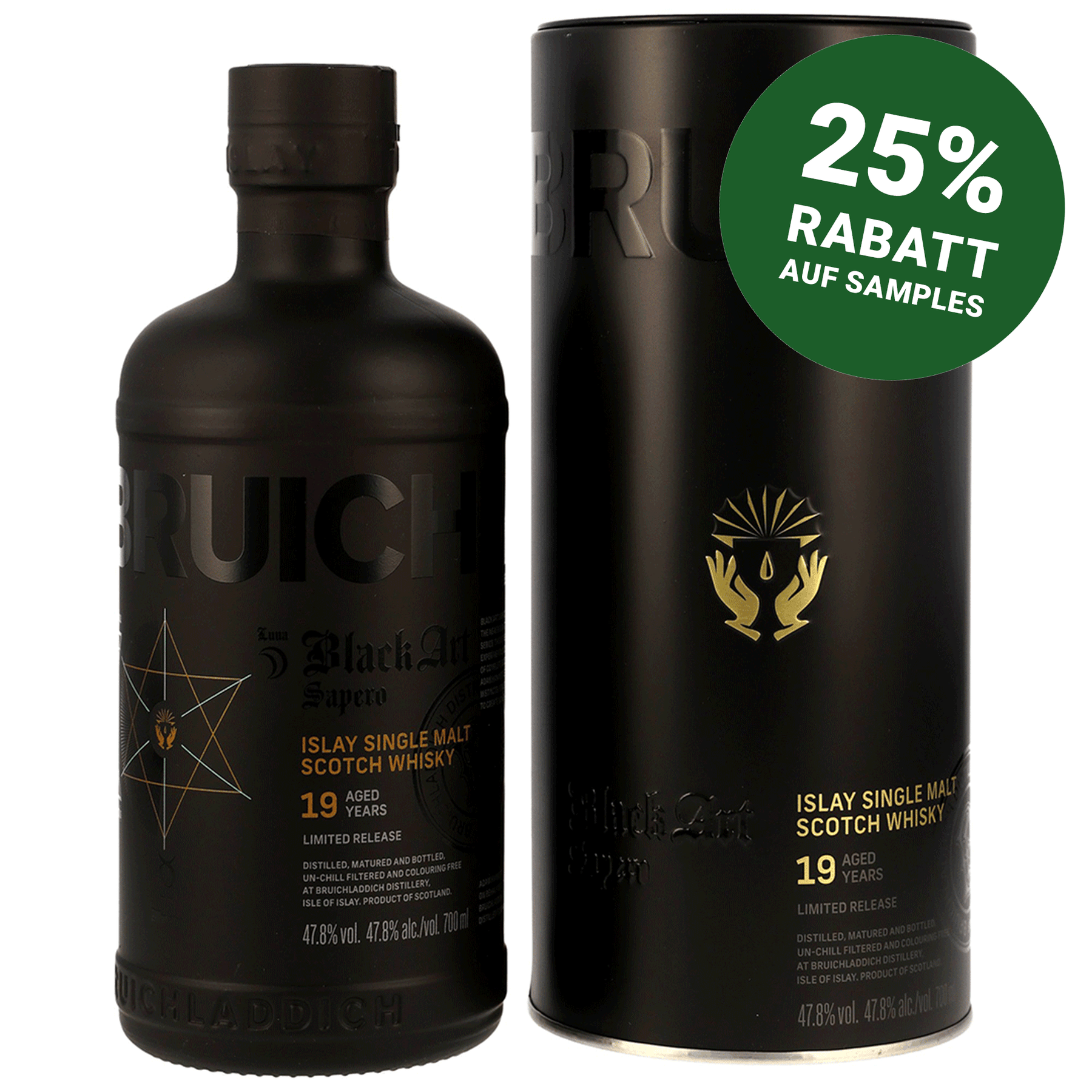 Bruichladdich Black Art Edition Sapero - 19 Jahre - Limited Edition