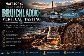 Bruichladdich Vertical Tasting - online am 11.02.2027