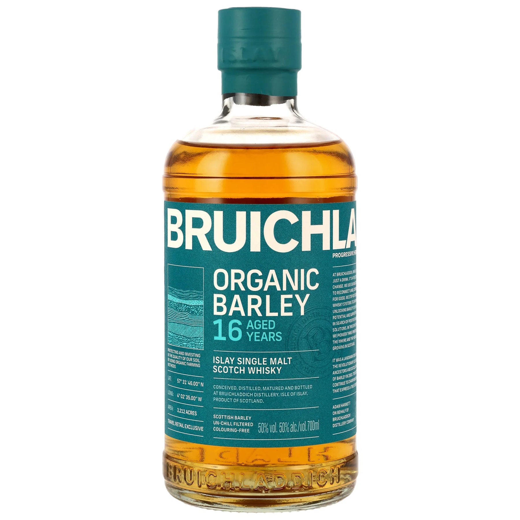Bruichladdich Organic Barley - 16 Jahre - Islay Single Malt Scotch Whisky