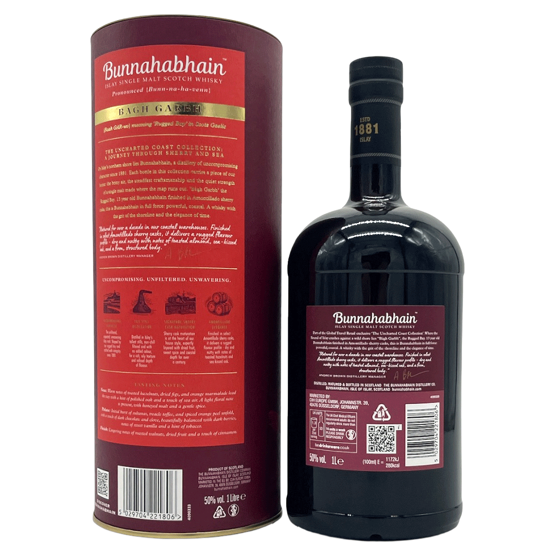 Bunnahabhain 13 Jahre - Bagh Garbh - Islay Single Malt Scotch Whisky - 1,0l