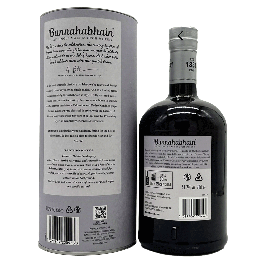 Bunnahabhain Feis Ile 2023 Islay Single Malt