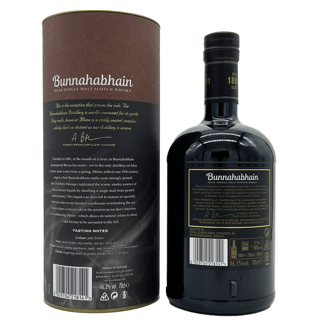 Bunnahabhain Mòine - Islay Single Malt Scotch Whisky