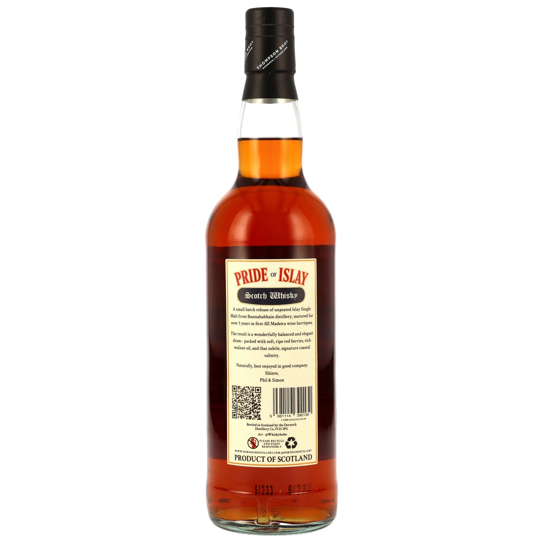 Bunnahabhain 12 Jahre - Pride of Islay - Madeira Casks - Thompson Bros.