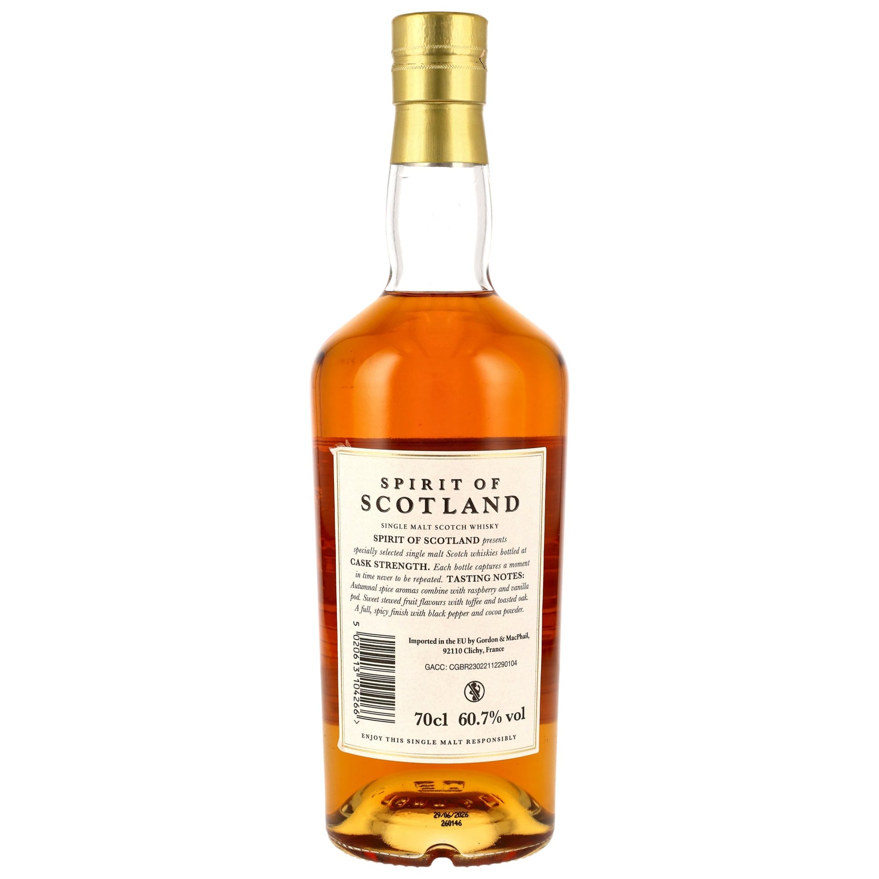 Bunnahabhain 2018/2026 - 7 Jahre - Refill Sherry Hogshead - Fassnummer 201225 - Spirit of Scotland - Gordon & MacPhail