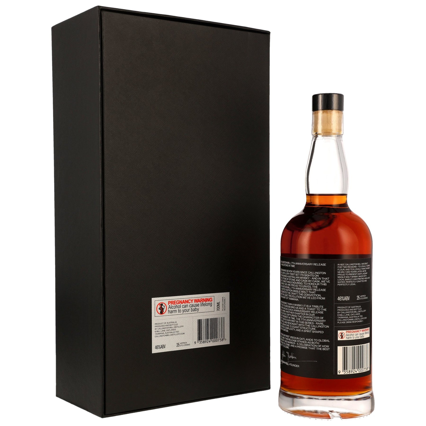 Callington Mill Anniversary - Celebrating 7 years - Tasmanian Cool Climate Single Malt