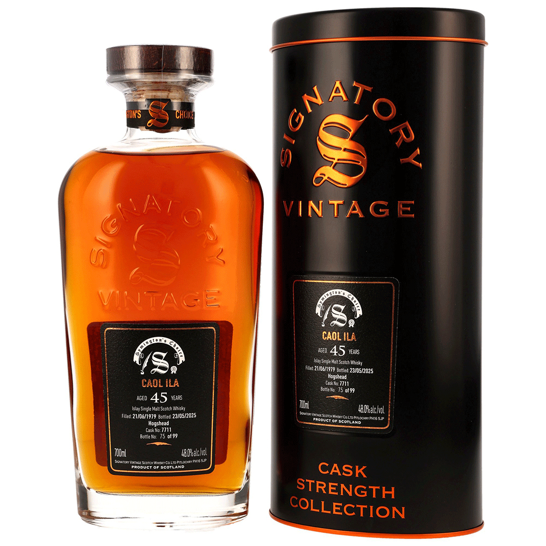 Caol Ila 1979/2025 - 45 Jahre - Hogshead - Fassnummer 7711 - Signatory Symingtons Choice